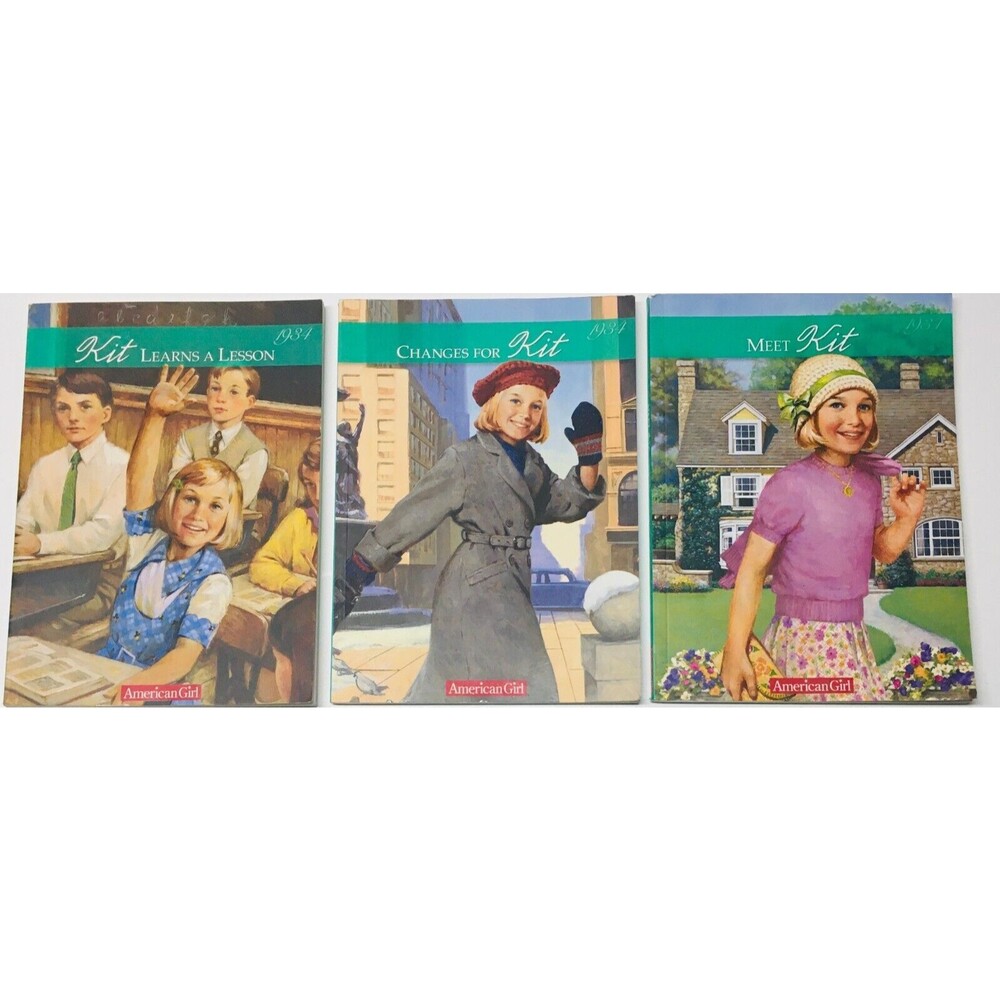 3 Pack American Girl Kit 1,2,6 Growing Up in 1934 Depression Era Story Books